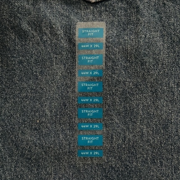 Berkley Jensen Men’s Straight Fit Denim Jeans 44Wx29L NWT - Picture 6 of 11